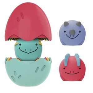 Dr. Browns Baby Bath Toy Float Hatch Dino Eggs Multi-Use Interactive Pool Toddle